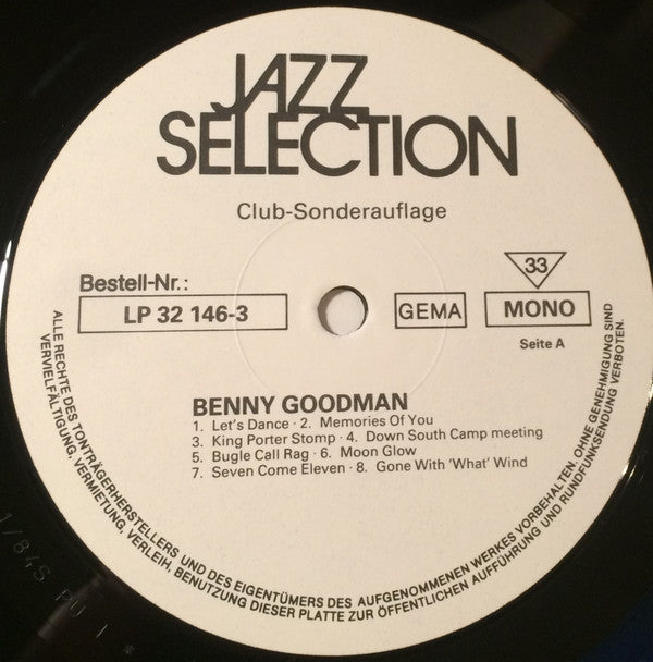 Benny Goodman : Let's Dance (LP, Comp, Mono, Club, S/Edition)