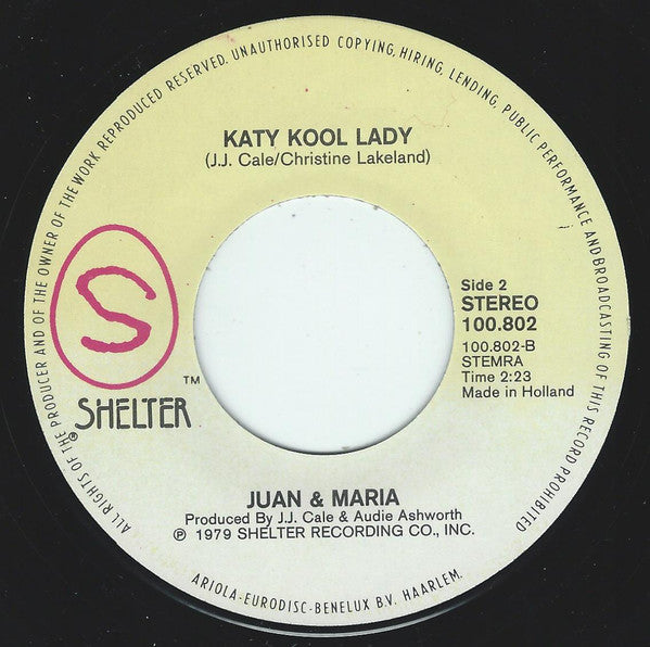 Juan And Maria* : Juarez Blues (7", Single)