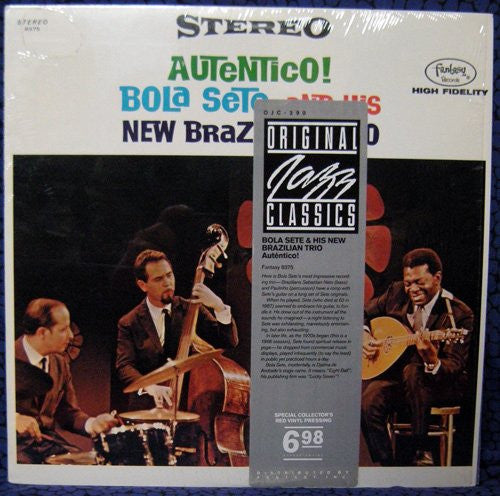 Bola Sete And His New Brazilian Trio : Autentico! (LP, Album, RE, RM, Red)