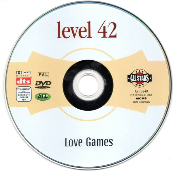 Level 42 : Love Games (DVD-V, PAL)