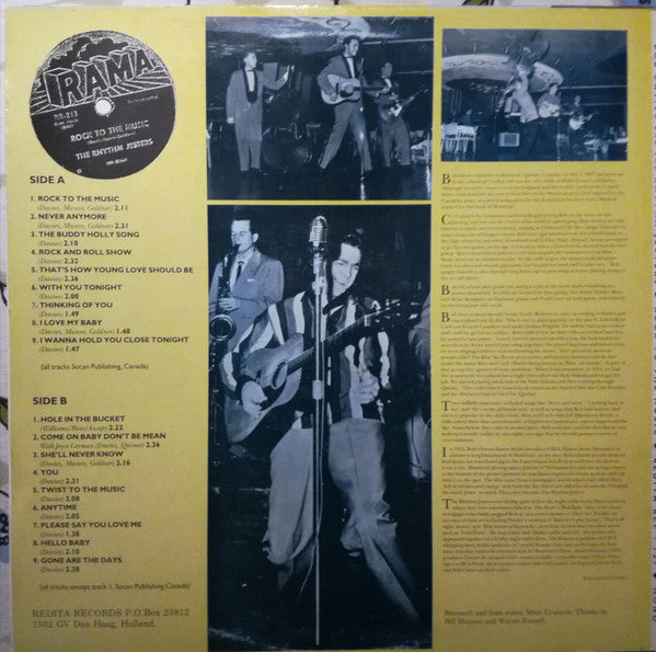 Bob Davies (5) And The Rhythm Jesters : Rock To The Music (LP, Comp)