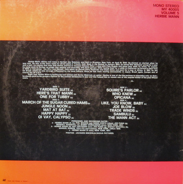 Herbie Mann : Volume 5 (2xLP, Comp)