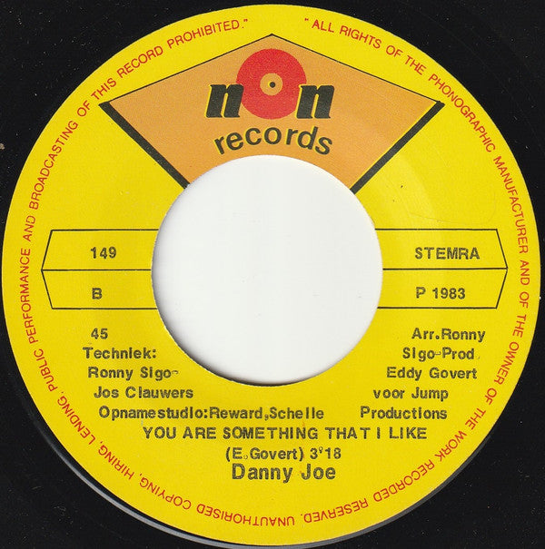 Danny Joe : Crazy (7", Single)