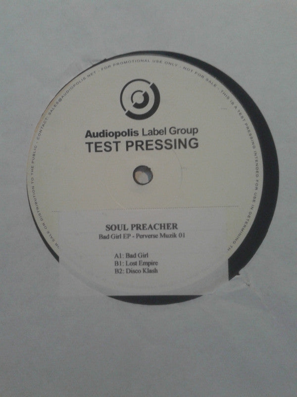 Soul Preacher : Bad Girl EP (12", EP, TP)