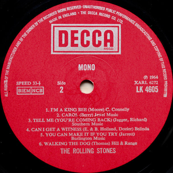 The Rolling Stones : The Rolling Stones (LP, Album, Mono, RE)