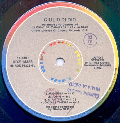 Giulio Di Dio : Giulio Di Dio (LP, Album)