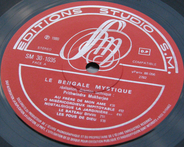 Prithwindra Mukherjee : Le Bengale Mystique (LP, Album)