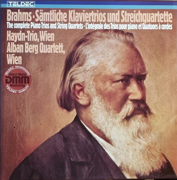 Johannes Brahms, Haydn-Trio, Wien, Alban Berg Quartett : Sämtliche Klaviertrios Und Streichquartette (3xLP, Boo + Box)