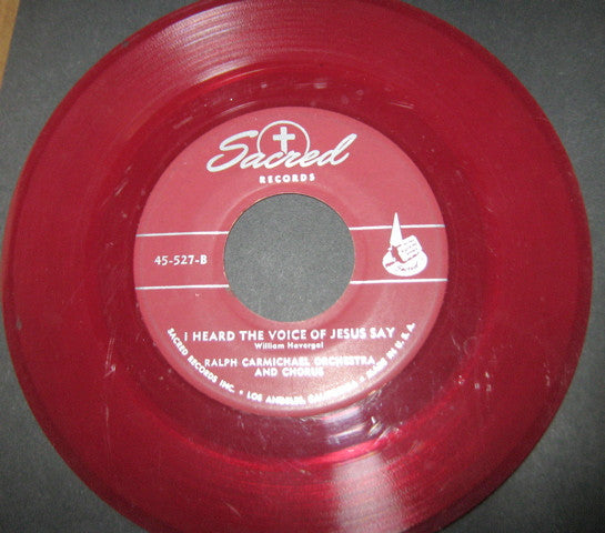 Ralph Carmichael Orchestra And The Ralph Carmichael Singers : The Old Rugged Cross (7", Single, Red)