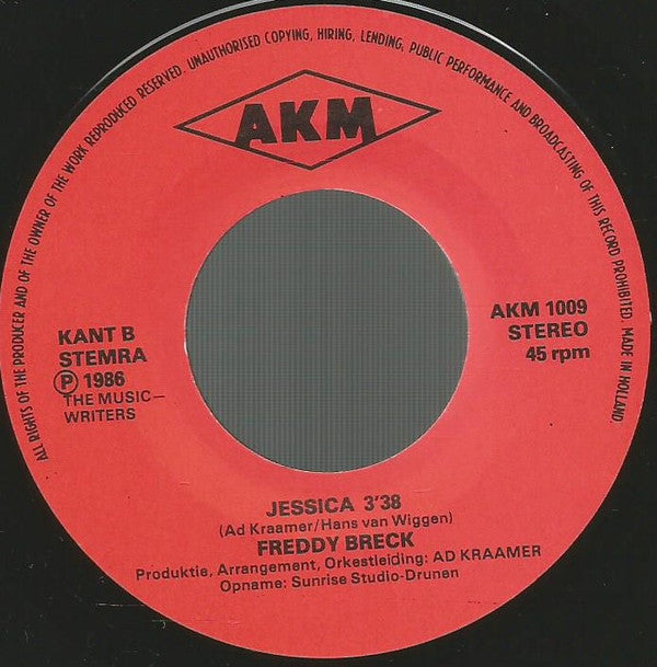 Freddy Breck : Vrienden (7", Single)