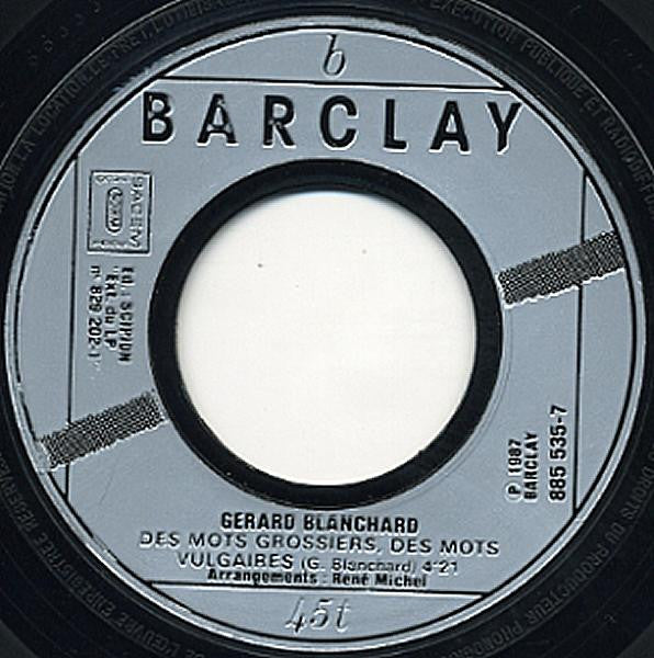 Gérard Blanchard : Elle Voulait Revoir Sa Normandie  (7", Single)