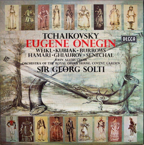 Pyotr Ilyich Tchaikovsky, Bernd Weikl • Teresa Kubiak • Stuart Burrows • Julia Hamari • Nicolai Ghiaurov • Michel Sénéchal, John Alldis Choir, Orchestra Of The Royal Opera House, Covent Garden, Georg Solti : Eugene Onegin (3xLP, Album + Box)