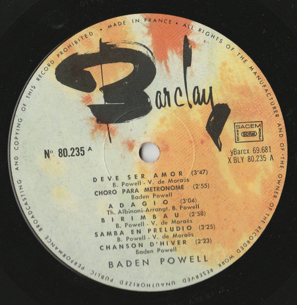 Baden Powell : Le Monde Musical De Baden Powell (LP, Album, RE, Gat)