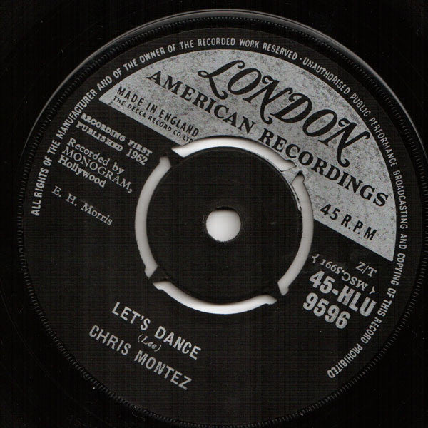 Chris Montez : Let's Dance (7", Single)