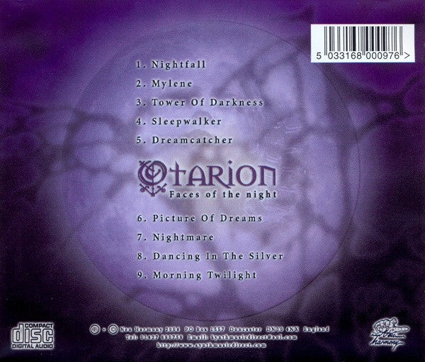 Otarion : Faces Of The Night (CD, Album)