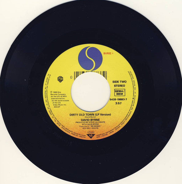 David Byrne : Independence Day (7", Single, Big)