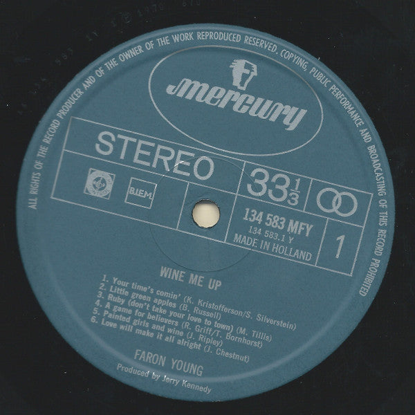 Faron Young : Wine Me Up (LP, Album)