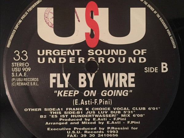 Fly By Wire (3) : Keep On Going (12")