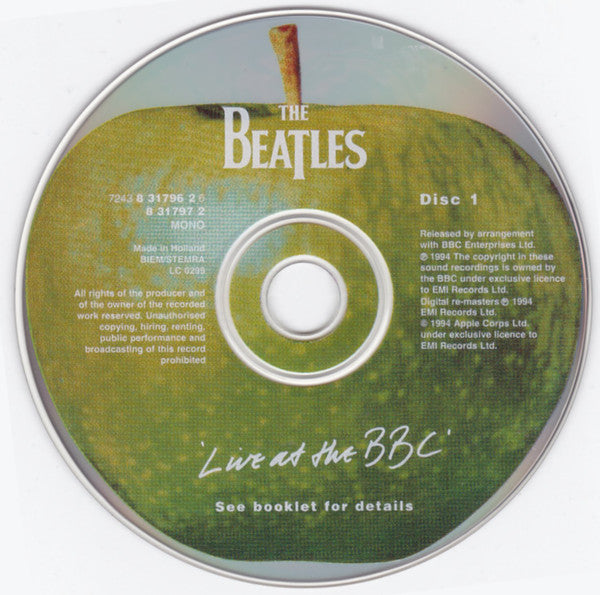 The Beatles : Live At The BBC (2xCD, Comp, Mono, RM, Ude)