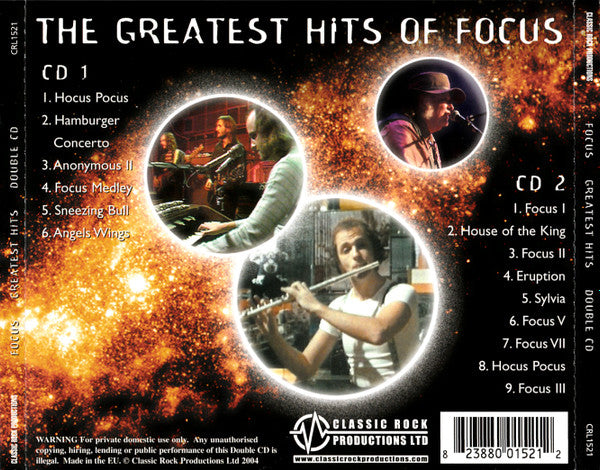 Focus (2) : Live Legends  (2xCD, Comp)