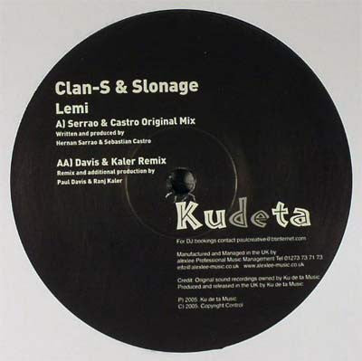Clan-S & Slonage : Lemi (12")