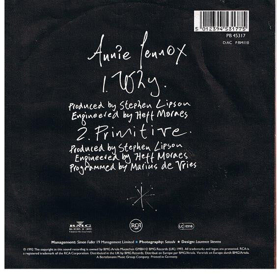 Annie Lennox : Why (7", Single)