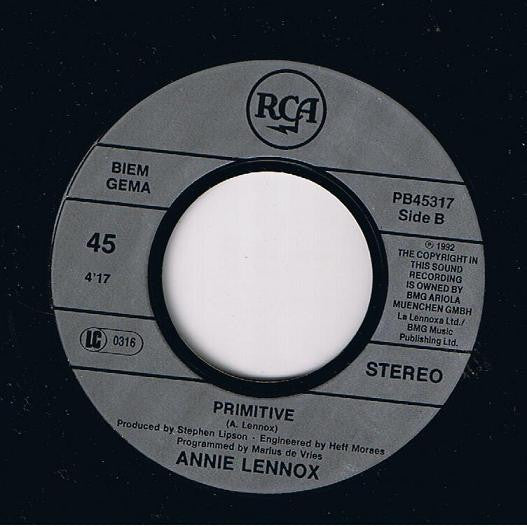Annie Lennox : Why (7", Single)