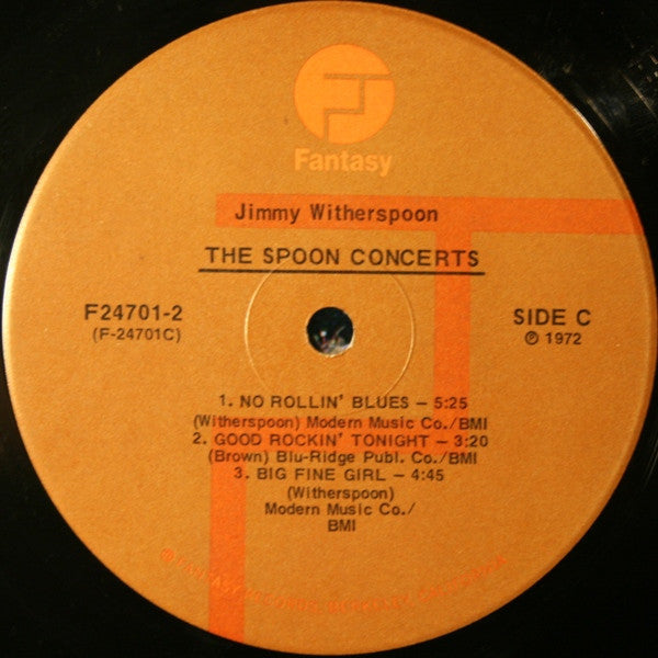 Jimmy Witherspoon : The 'Spoon Concerts (2xLP, Comp, Gat)