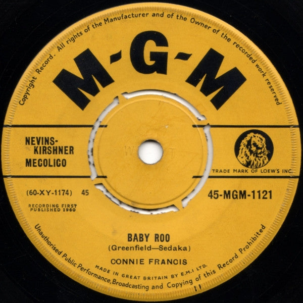 Connie Francis : Where The Boys Are (7")