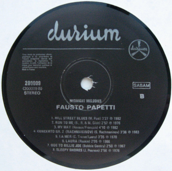 Fausto Papetti : Midnight Melodies (LP, Comp)
