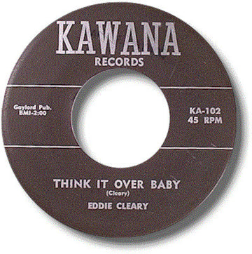 Eddie Cleary : Think It Over Baby (7", Single, RE, Unofficial)