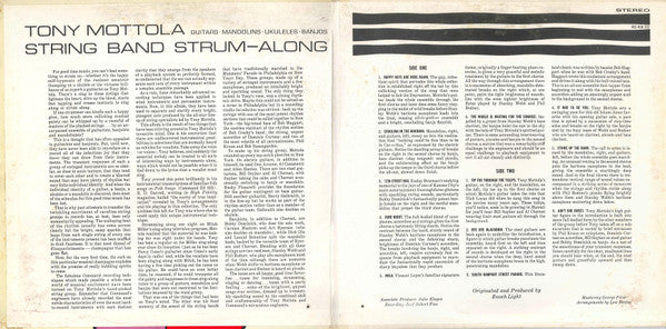 Tony Mottola : String Band Strum-Along (LP, Album, Gat)