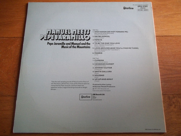 Pepe Jaramillo And Manuel And His Music Of The Mountains : Manuel Meets Pepe Jaramillo (LP, Album, RE)