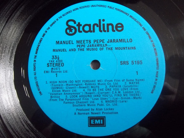 Pepe Jaramillo And Manuel And His Music Of The Mountains : Manuel Meets Pepe Jaramillo (LP, Album, RE)