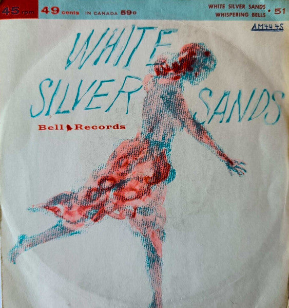 Bruce Adams (2) / The Checker Coat Boys : White Silver Sands / Whispering Bells (7")