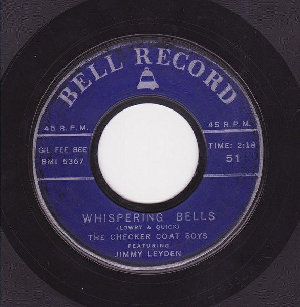 Bruce Adams (2) / The Checker Coat Boys : White Silver Sands / Whispering Bells (7")