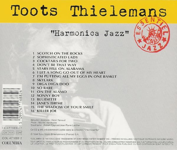 Toots Thielemans : Harmonica Jazz (CD)