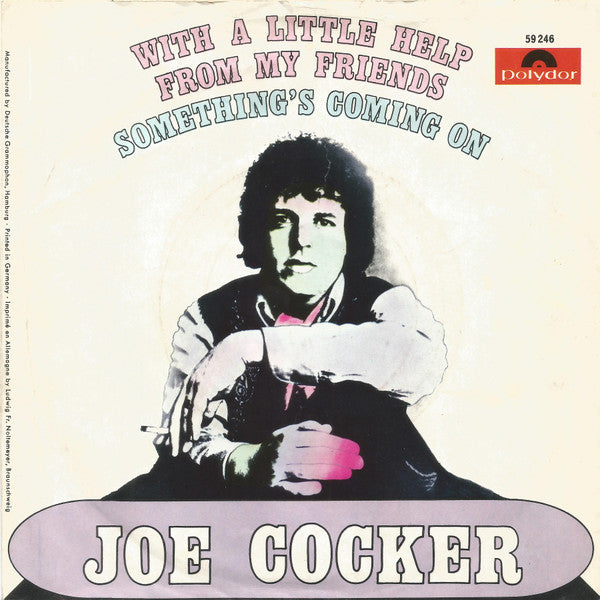 Joe Cocker : With A Little Help From My Friends / Something's Coming On (7", Single, Mono)