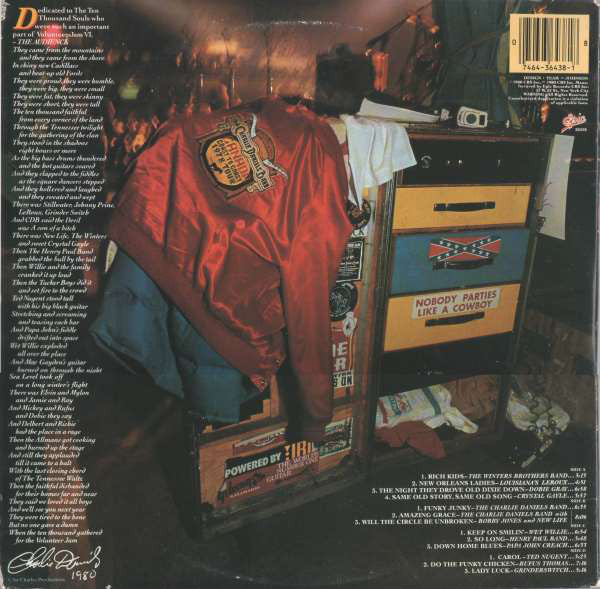 The Charlie Daniels Band : Volunteer Jam VI (2xLP, Album, Ter)