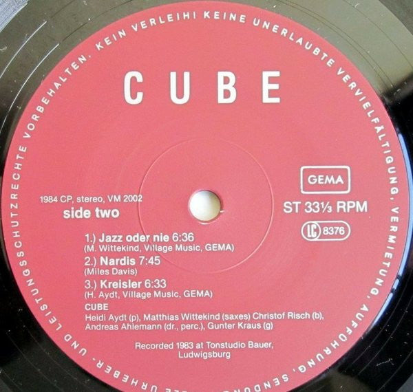 Cube (28) : Cube (LP, Album)