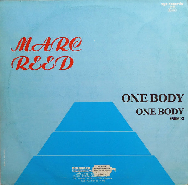 Marc Reed : One Body (12")