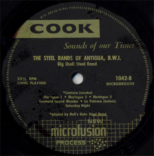 Various : Brute Force Steel Bands Of Antigua, B.W.I. (LP, Album, Pur)