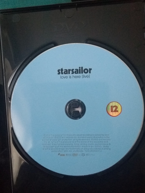 Starsailor : Love Is Here (Live) (DVD-V, Multichannel, PAL)