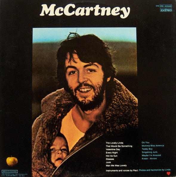 Paul McCartney : McCartney (LP, Album, RE, Gat)