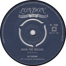 Pat Boone : Begin The Beguine (7", Single)