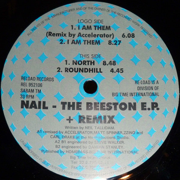 Nail* : The Beeston EP (12", EP)