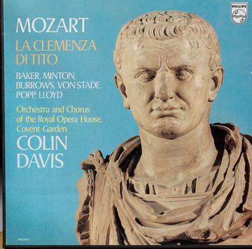 Wolfgang Amadeus Mozart - Sir Colin Davis, Janet Baker, Yvonne Minton, Stuart Burrows, Frederica von Stade, Lucia Popp, Robert Lloyd (4), Orchestra Of The Royal Opera House, Covent Garden And Chorus Of The Royal Opera House, Covent Garden : La Clemenza Di Tito (3xLP + Box)