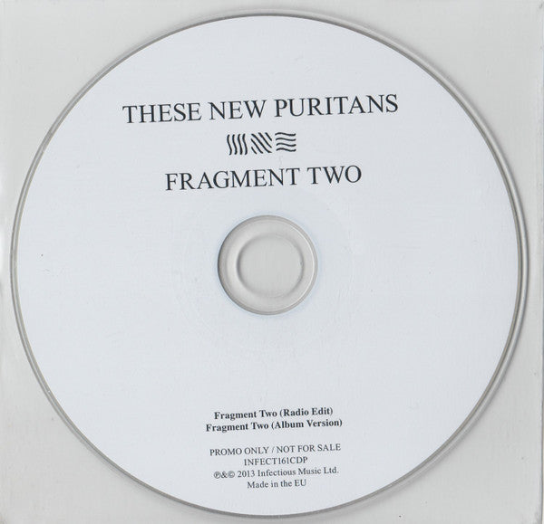 These New Puritans : Fragment Two (CD, Single, Promo)