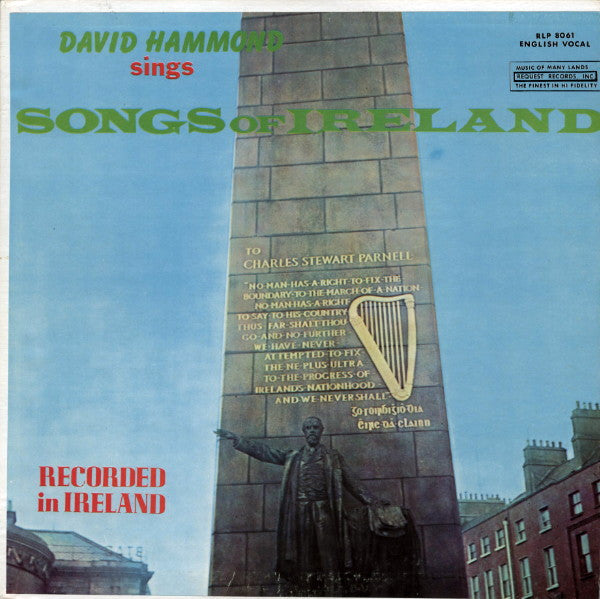 David Hammond (3) : Songs Of Ireland (LP, Album)