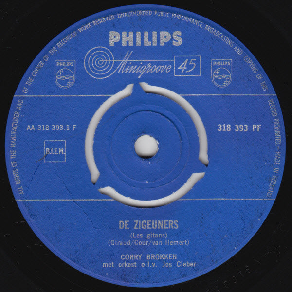 Corry Brokken : De Zigeuners (7", Single)